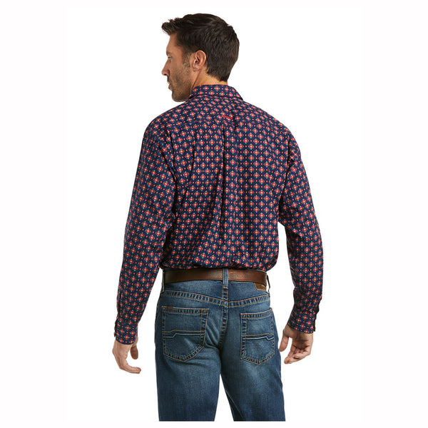 10037044 Ariat Men's Piero Long Sleeve Classic Snap Western Shirt - Old Navy