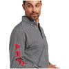 10039242 Ariat Men's Team Russ Long Sleeve Western Shirt - Black