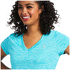 10039402 Ariat Women's Laguna Short Sleeve Shirt - Merman