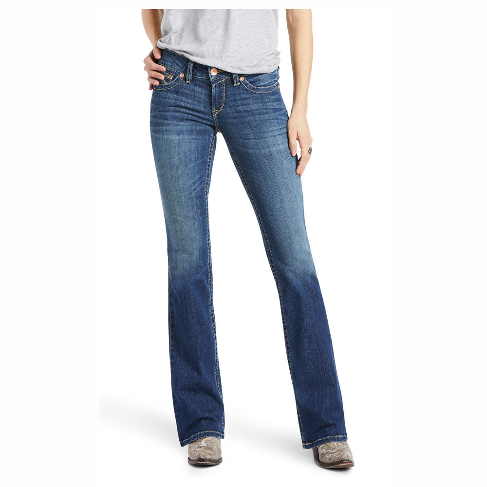10039606 Ariat Women's Mid Rise Virginia Arrow Fit Boot Cut Jean | The Wire  Horse