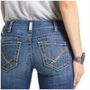 10039606 Ariat Women's Mid Rise Virginia Arrow Fit Boot Cut Jean