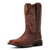 10040284 Ariat Women's Delilah Stretch Fit Square Toe Western Boot - Spiced Cider