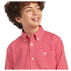10040739 Ariat Boy's Fabio Classic Long Sleeve Shirt - Heartfelt