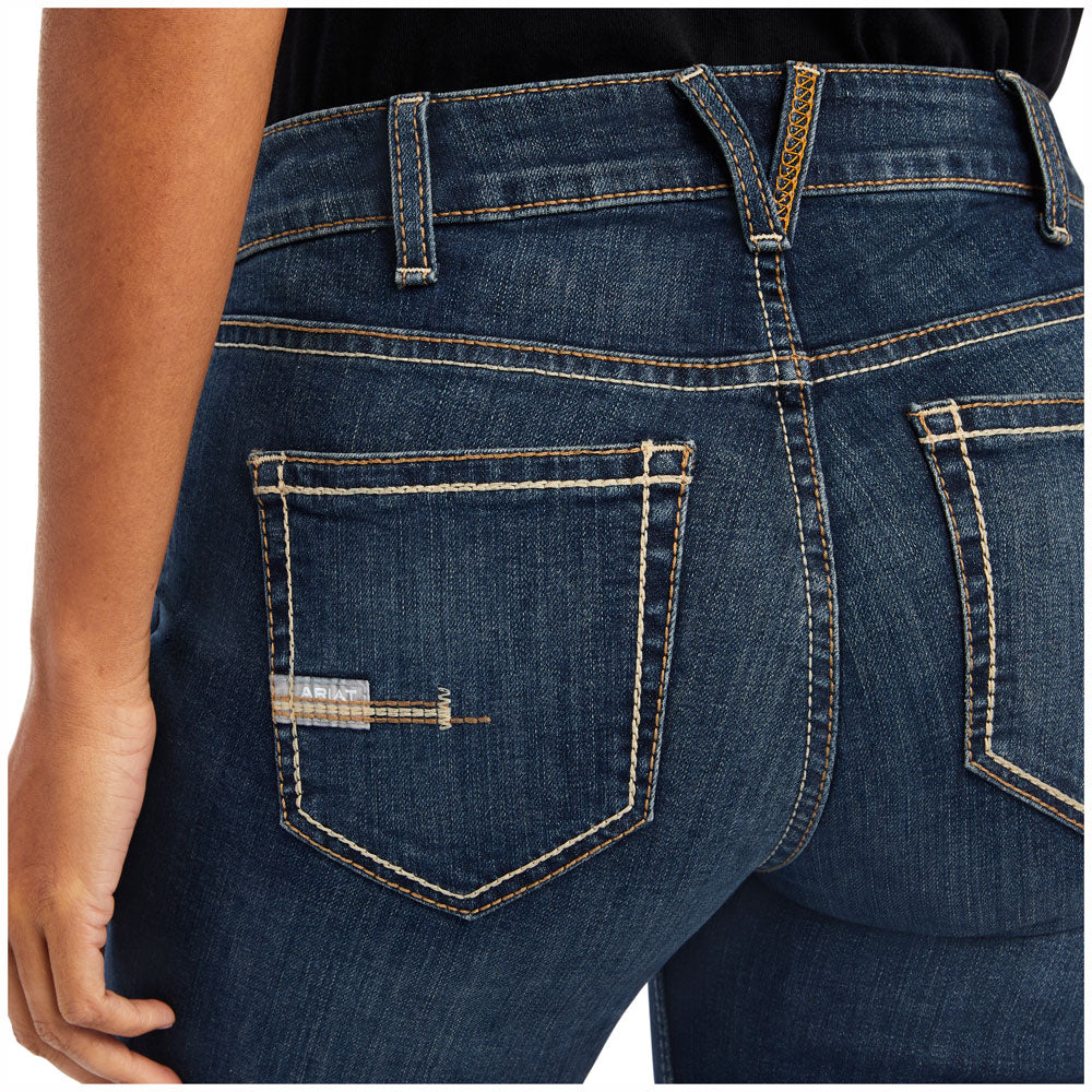 Equine Riveter 10041068 Ariat Women's Rebar Riveter Perfect Rise Straight Leg Jean ...