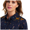10041677 Ariat Women's REAL Dakota Long Sleeve Western Snap Shirt