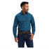 10041764 Ariat Men's Braylen Classic Long Sleeve Snap Western Shirt - Estate Blue