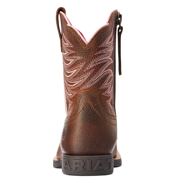 10042415 Ariat Childs Firecatcher Western Cowboy Boots - Rowdy Brown