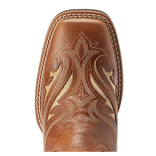 10042446 Ariat Women's Round Up Bliss Western Boot - Midday Tan