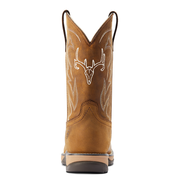 10042593 Ariat Women's Anthem Deer H2O Western Boot - Distressed Brown