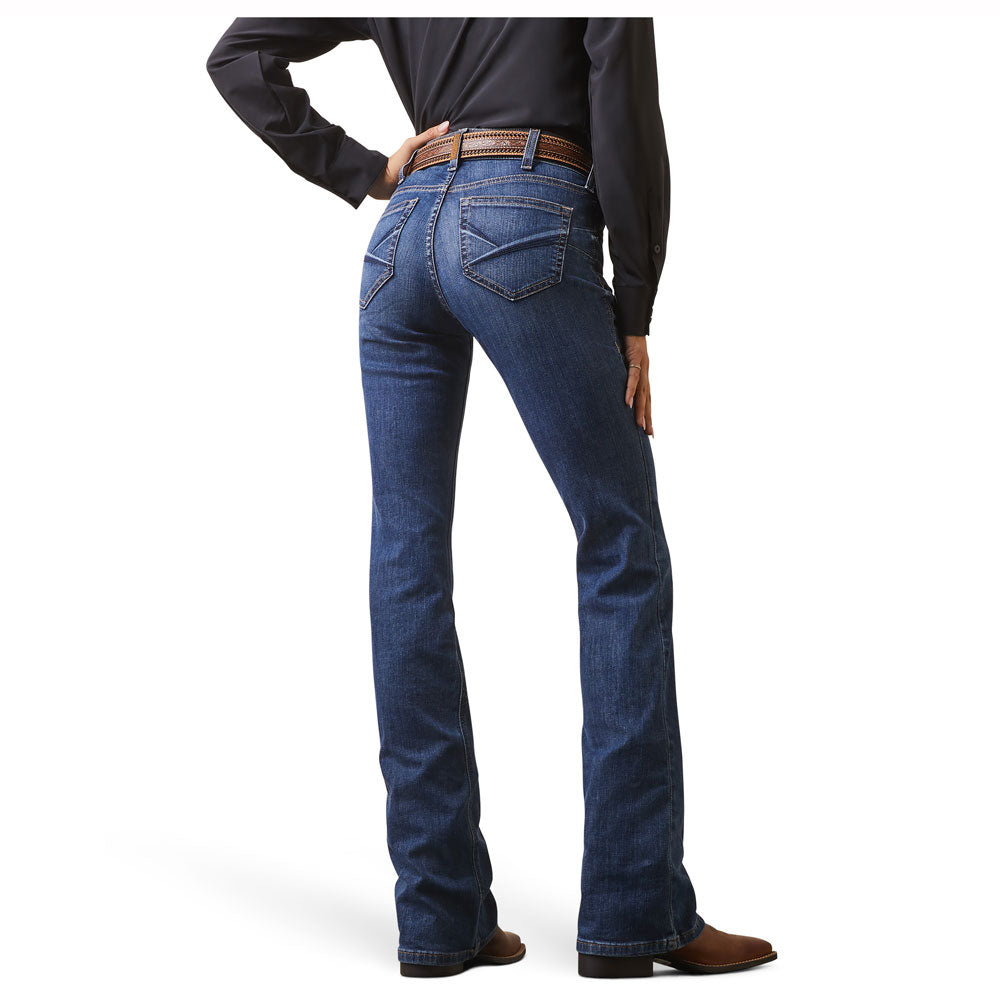 10043146 Ariat Women's REAL Leila Perfect Rise Bootcut Jean - Irvine