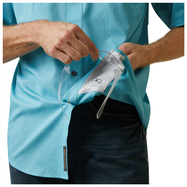 10043580 Ariat Men's Rebar Made Tough VentTEK™  DuraStretch™ Short Sleeve Work Shirt