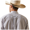 10043806 Ariat Men's Asher Wrinkle Free Long Sleeve Shirt - White