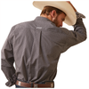 10043856 Ariat Men's Oscar Wrinkle Free Long Sleeve Buttondown Shirt - Black