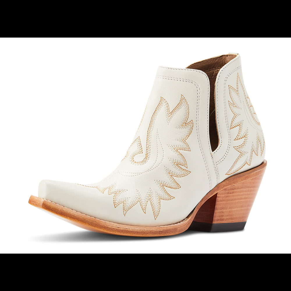 10044484 Ariat Women's Dixon Short Western Fashion Boot - Blanco