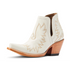 10044484 Ariat Women's Dixon Short Western Fashion Boot - Blanco