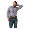 10044978 Ariat Men's Pro Series Meir Long Sleeve Western Buttondown Shirt - Purple