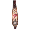 1005-12-ST Circle Y Fire Lilly Brow Band Headstall