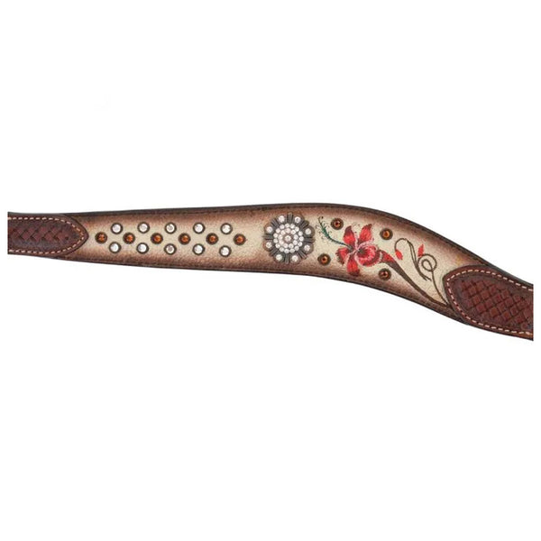 1005-23-ST Circle Y Cactus Fire Lilly Breast Collar