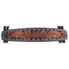 1006-12-SC Circle Y Bronco Blue Texas Flower Browband Headstall