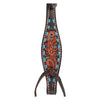 1006-12-SC Circle Y Bronco Blue Texas Flower Browband Headstall