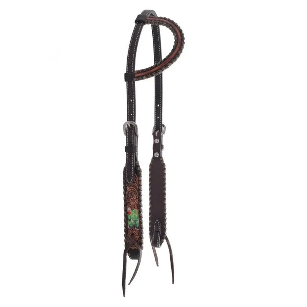1010-17-SC Circle Y Cactus Country One Ear Headstall
