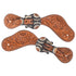 1012-35-W6  Circle Y Copper Sunflower Spur Straps