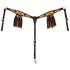 1016-10-SC Circle Y Golden Sunflower Breast collar with Fringe