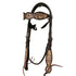 1020-12-SV Circle Y Dogwood Desert Brow Band Headstall