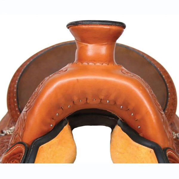 1157-8604-05 Circle Y Walnut Grove Trail Saddle 16 Inch Seat  Wide Tree Fit- Regular Oil