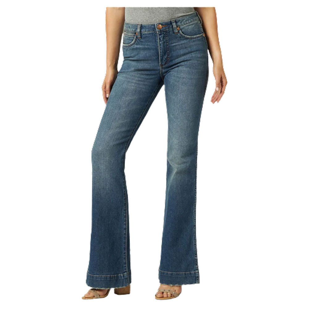 11MPESY Wrangler Women's Retro Premium High Rise Trouser Jean - Shelby