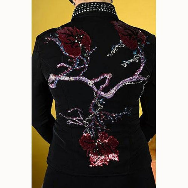12136 Wire Horse LTD. Vines and Leaves Appliqued Jacket