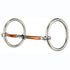 123-450  Reinsman Traditional Loose Ring Snaffle Bit Smooth Copper Mouth  4.5 Inch