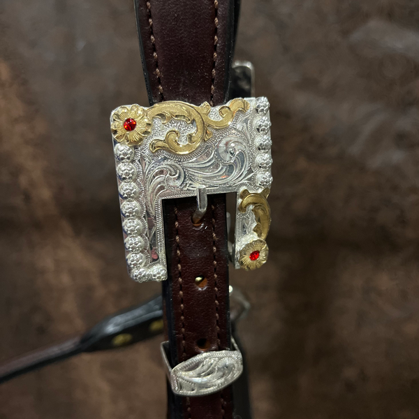 1231-103 Kathy's Show Halter Congress Cut with Red Stones