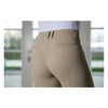 12806 HKM Women's Riding Breeches Silicone Knee Patch Dark Nature Tan