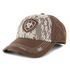 1514802 Ariat Women's Lace Front Logo Ball Cap Light Brown