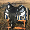 1951-2608-05 Circle Y Black Diamond Custom Western Show Saddle 16 Inch Seat Wide Tree