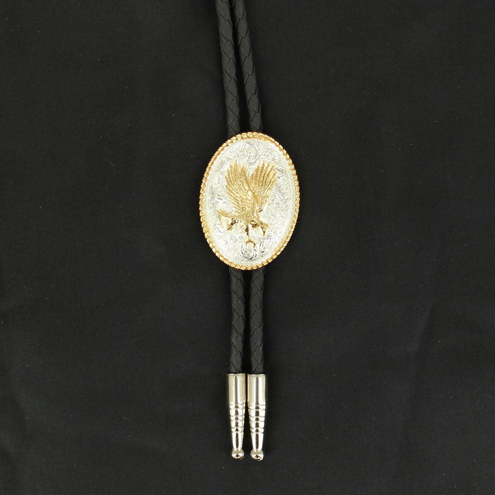 22264 Double S Men's Flying Eagle Bolo Tie