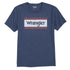2315022 Wrangler Men's Logo Short Sleeve Logo T-Shirt - Navy Heather