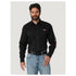 112317124 Wrangler Men's Long Sleeve Mexico Logo Snap Shirt - Black