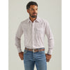112324835 Wrangler 20X Men's Long Sleeve Western Shirt - Red & White Print