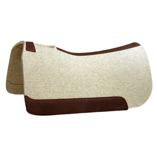 3WN 5 STAR 3/4" Natural Wool Western Saddle Pad - The All Around 30x30