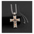 32162 Twister Men's Cross Necklace