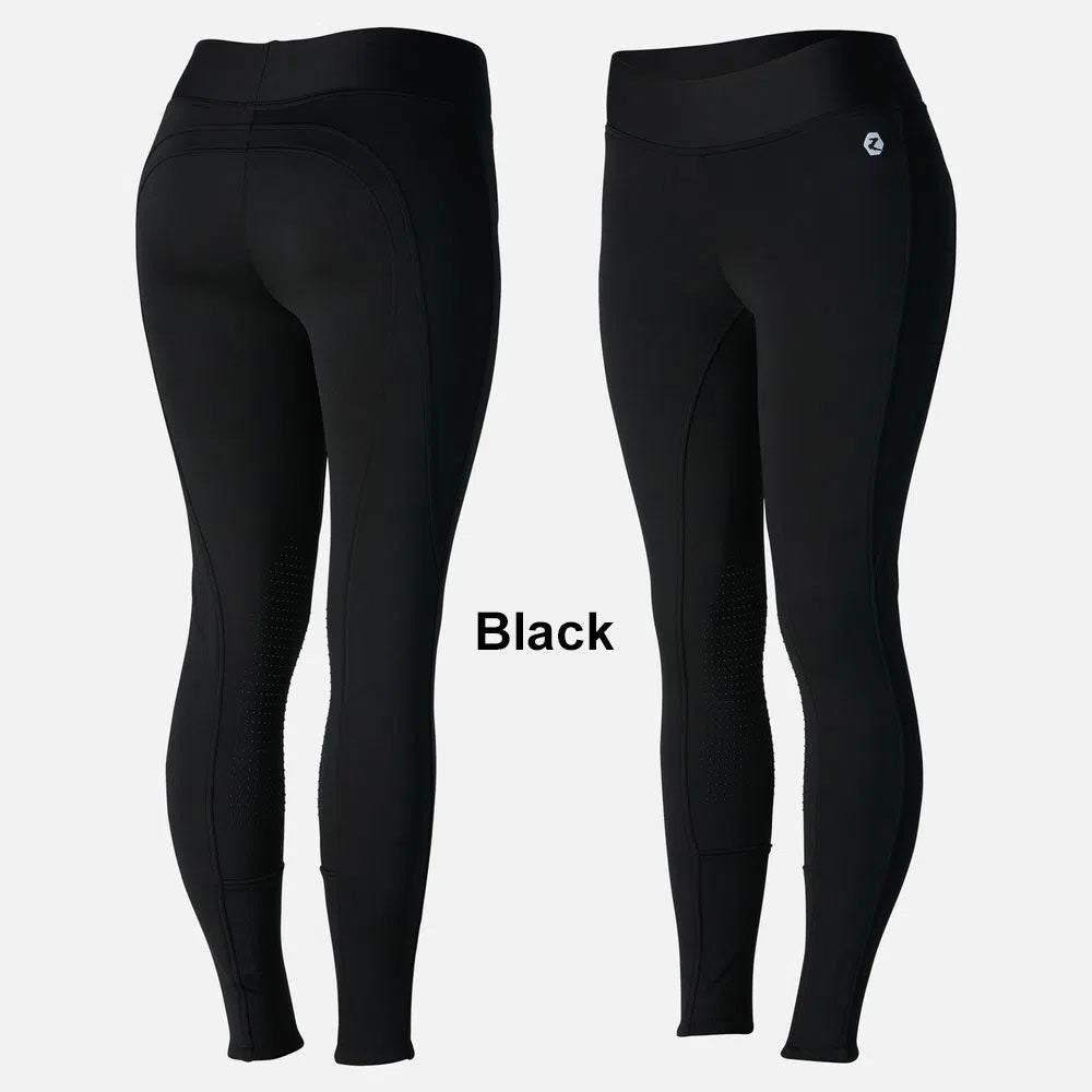 thumbnail image 2 of Bow & Arrow Riding Breeches Tights For Women & Children – Soft Stretch Full Seat Knee Patch 2 of 5