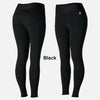 36630 Horze Active Womens Winter Silicone Knee Patch Tights Breech