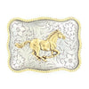 3757452 Nocona Men's Rectangle Running Horse Buckle