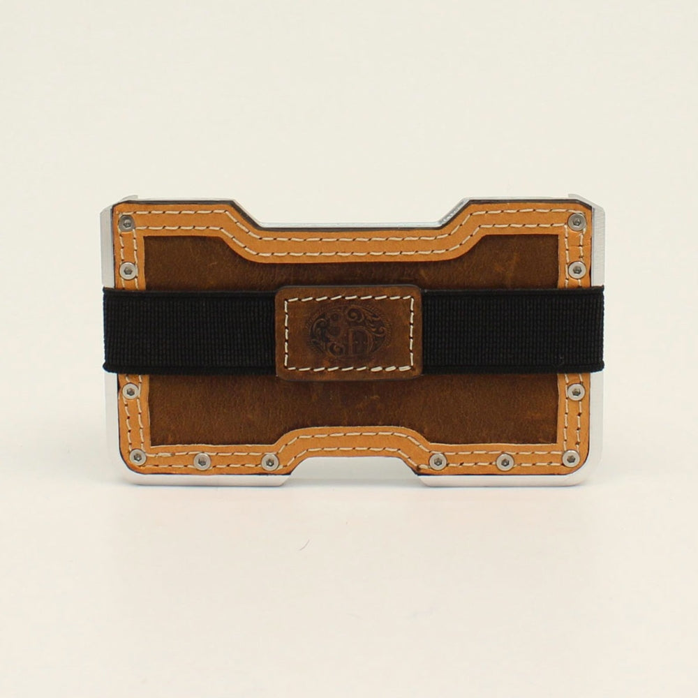 D250002708 3D Smart Utility Wallet Tan Distressed Leather