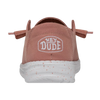 40063-6VE Hey Dude Women's Wendy Slub Canvas Comfort Shoe - Terracotta