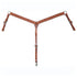 4280-0004 Circle Y Straight Floral Tooled Breast Collar/Breast Strap Regular Oil