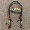 Turquoise Cross Aztec 5/8 Headstall  45007-01-00