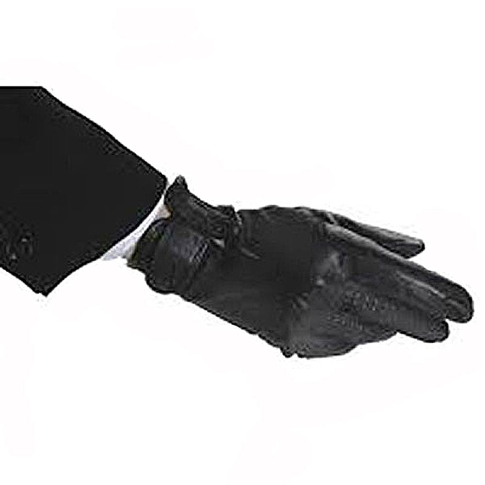 459817 Ovation Ladies Stretch Side Panel Show Glove w/Hook and Loop Closures Black